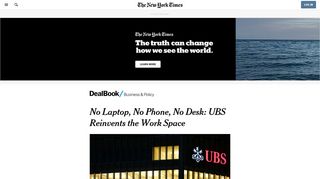 
                            7. No Laptop, No Phone, No Desk: UBS Reinvents the Work ...