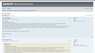 
                            12. No Login Page - QNAP NAS Community Forum
