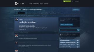 
                            4. No login possible :: America's Army: Proving Grounds Game Support