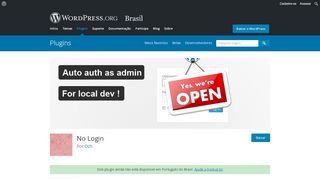 
                            5. No Login | WordPress.org