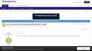 
                            1. no me acuerdo de la url para administrar la web - PrestaShop ...