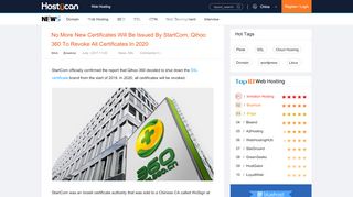 
                            10. No More New Certificates Will Be Issued By StartCom, Qihoo 360 To ...