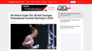 
                            12. No More Super Six: NCAA Changes Postseason Format Starting In 2019