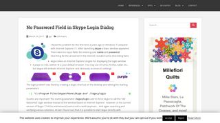 
                            1. No Password Field in Skype Login Dialog – igoMobile