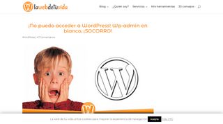 
                            4. ¡No puedo acceder a WordPress! Wp-admin en blanco, ¡SOCORRO!