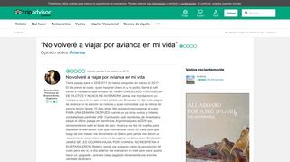 
                            8. No volveré a viajar por avianca en mi vida - Opiniones de viajeros ...