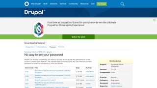 
                            1. No way to set your password [#1398782] | Drupal.org