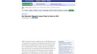 
                            11. No Wonder Biggest Loser Club is Such a Hit! - Streetdirectory.com