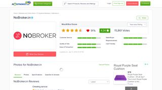 
                            9. NOBROKER.IN - Reviews | online | Ratings | Free - MouthShut.com