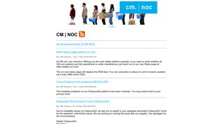 
                            12. NOC RSS Feed - CM.com
