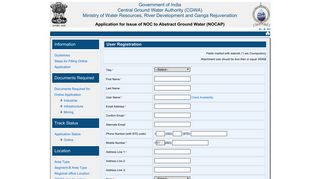 
                            3. NOCAP- New User Registration - CGWA