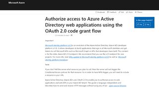 
                            2. Noções básicas sobre o fluxo do código de autorização do OAuth 2.0 ...