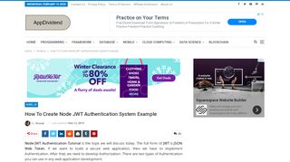
                            11. Node js JWT Authentication Tutorial From Scratch - AppDividend