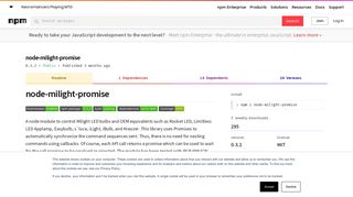 
                            6. node-milight-promise - npm