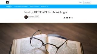 
                            7. Node.js REST API Facebook Login – codeburst