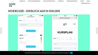 
                            4. NoExcuse - endlich auch online - Outdoor Gym