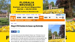 
                            8. Nog 1.700 koten te huur op Kotwijs | Leuven | Regio | HLN