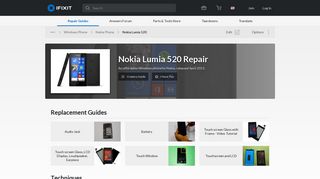 
                            12. Nokia Lumia 520 Repair - iFixit