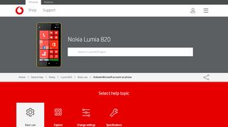 
                            9. Nokia Lumia 820 - Activate Microsoft account on phone | Vodafone ...