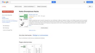 
                            9. Nokia Smartphone Hacks - Google पुस्तक परिणामहरु