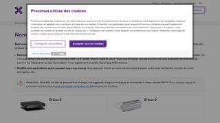 
                            9. Nom du réseau wi-fi | Proximus