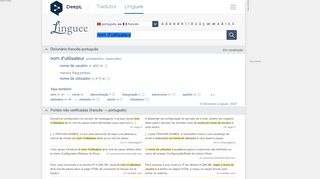 
                            13. nom d'utilisateur - Tradução em português – Linguee