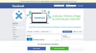 
                            7. Nominax - Inicio | Facebook