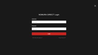 
                            1. NOMURA DIRECT Login