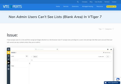
                            10. Non Admin Users Can't See Lists (Blank Area) In VTiger 7 - VTiger ...