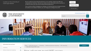 
                            3. Non-eduroam guest WiFi access | The University of Edinburgh