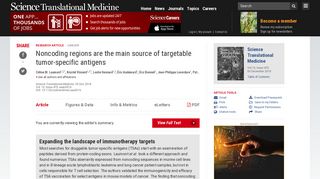 
                            12. Noncoding regions are the main source of targetable tumor-specific ...