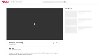 
                            13. NonoLive Streaming - Vidio.com