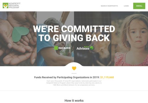 
                            11. Nonprofit Referral Program | H&R Block: Home Page
