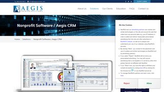 
                            2. Nonprofit Software / Aegis CRM - Aegis Premier Solutions