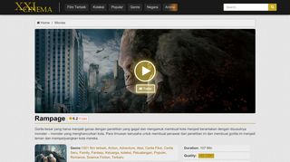 
                            2. Nonton Film Streaming Layar Kaca 21 Rampage | XXI Cinema