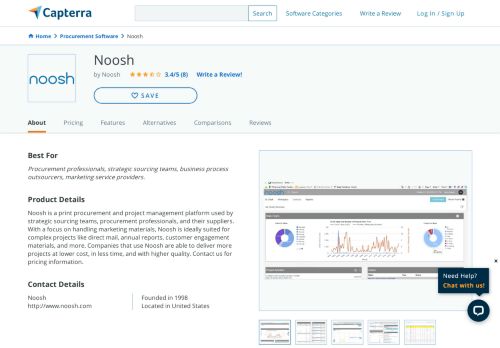 
                            10. Noosh Reviews and Pricing - 2019 - Capterra