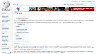 
                            13. NORBIT - Wikipedia