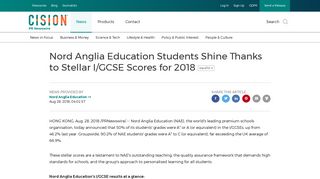 
                            11. Nord Anglia Education Students Shine Thanks to Stellar I/GCSE ...