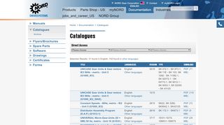 
                            10. NORD - Catalogues for mechanical and electronical drive solutions