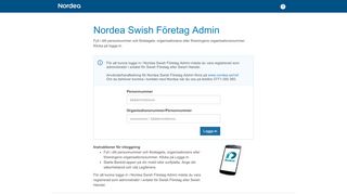 
                            8. Nordea - Administration Web Tool