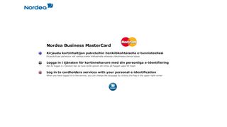 
                            2. Nordea Business Mastercard