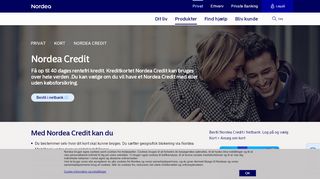 
                            5. Nordea Credit - MasterCard med købsforsikring | Nordea.dk