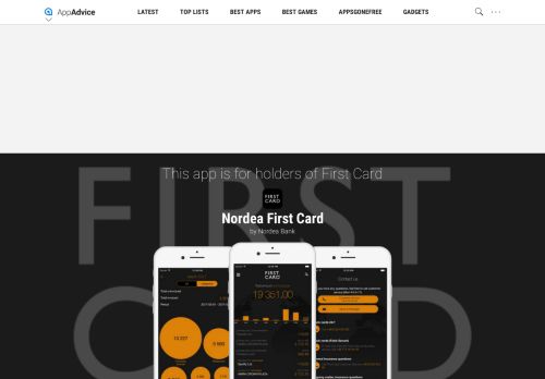 
                            12. Nordea First Card by Nordea Bank - AppAdvice