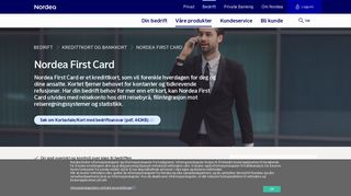 
                            7. Nordea First Card | Nordea.no