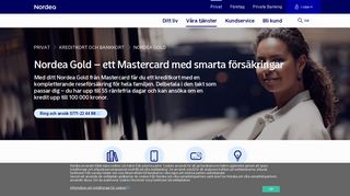 
                            9. Nordea Gold ett betal- och kreditkort från Mastercard | Nordea.se