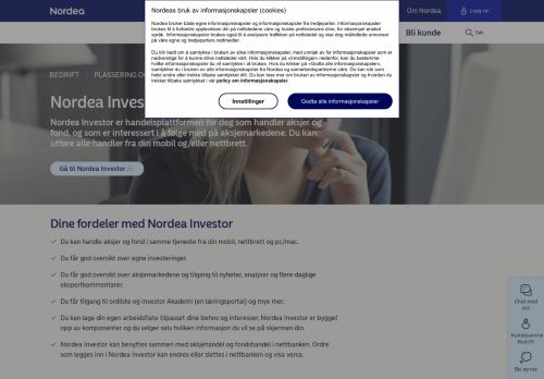 
                            2. Nordea Investor | Handle fond og aksjer fra din mobil | Nordea.no