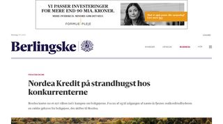 
                            8. Nordea Kredit på strandhugst hos konkurrenterne - Berlingske