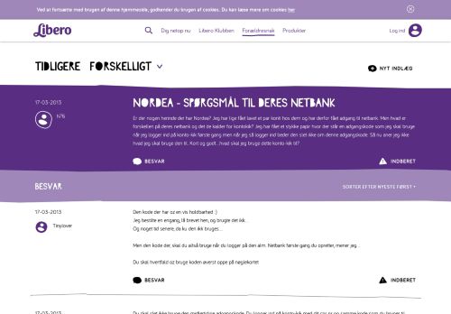 
                            10. Nordea - spørgsmål til deres netbank - Forskelligt - Forældresnak ...