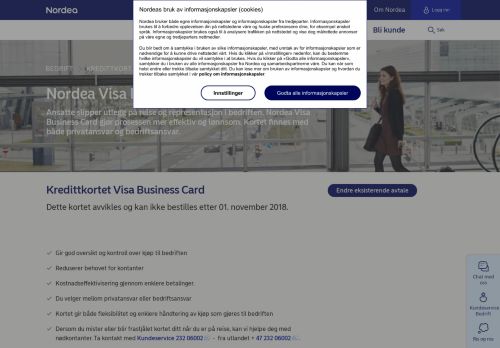 
                            1. Nordea Visa Business Card | Nordea.no