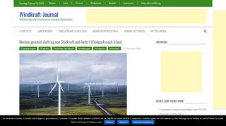 
                            1. Nordex gewinnt Auftrag von Statkraft und liefert Windpark nach Irland ...